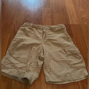 Boys Tan Cargo Shorts